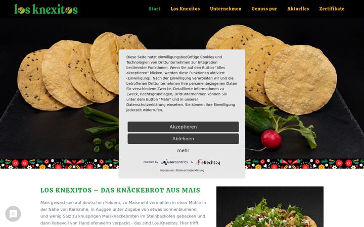 Screenshot of losknexitos.de