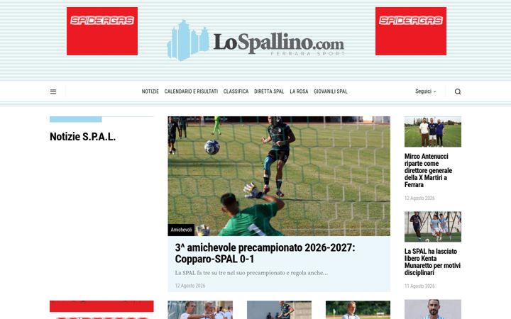 Screenshot of lospallino.com