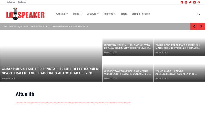 Screenshot of lospeaker.it