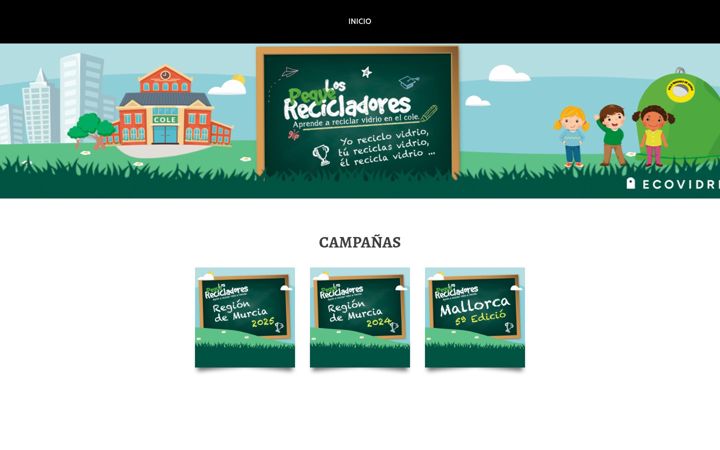 Screenshot of lospequerecicladores.es