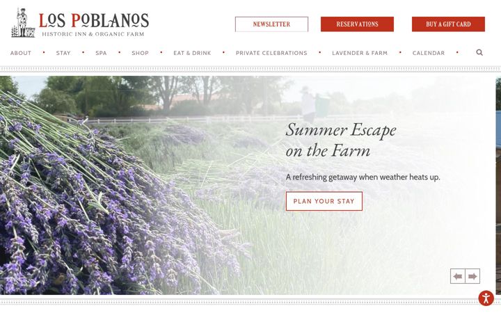 Screenshot of lospoblanos.com