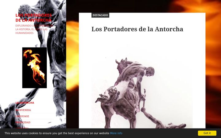 Screenshot of losportadoresdelaantorcha.com