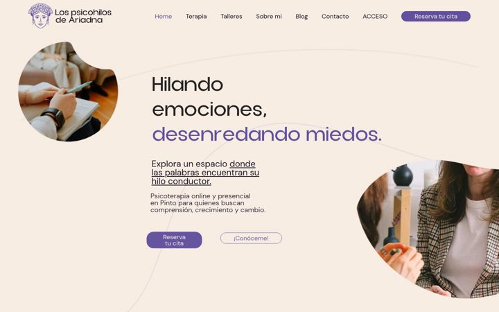 Screenshot of lospsicohilosdeariadna.es