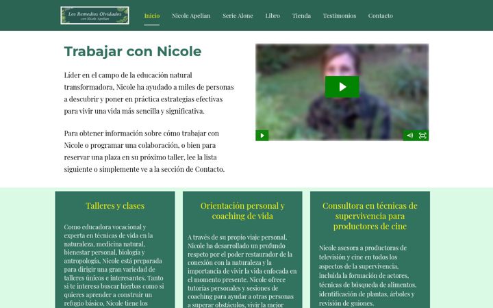 Screenshot of losremediosolvidados.com
