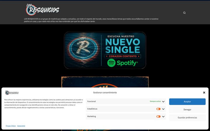 Screenshot of losresquicios.es