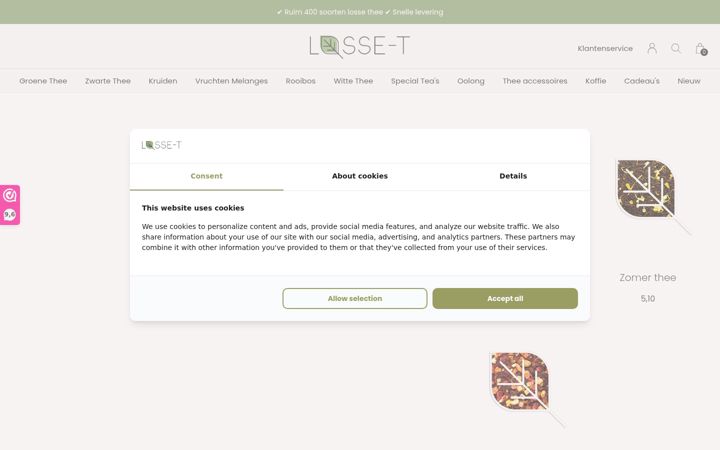 Screenshot of losse-t.nl