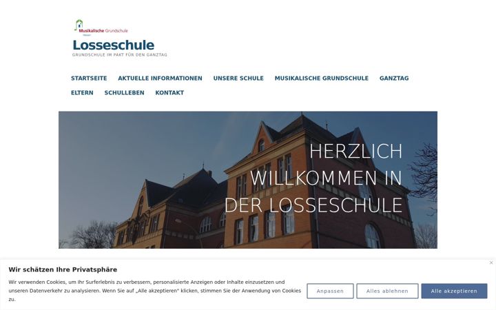 Screenshot of losseschule.de