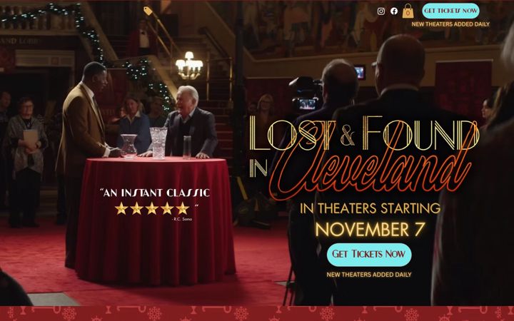 Screenshot of lostandfoundincleveland.com