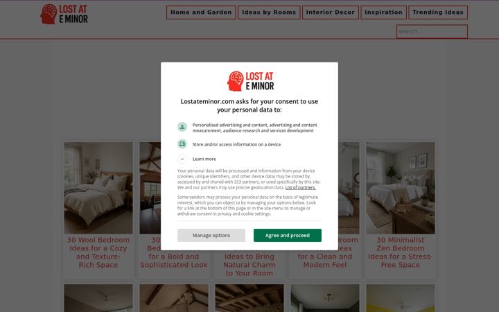 Screenshot of lostateminor.com