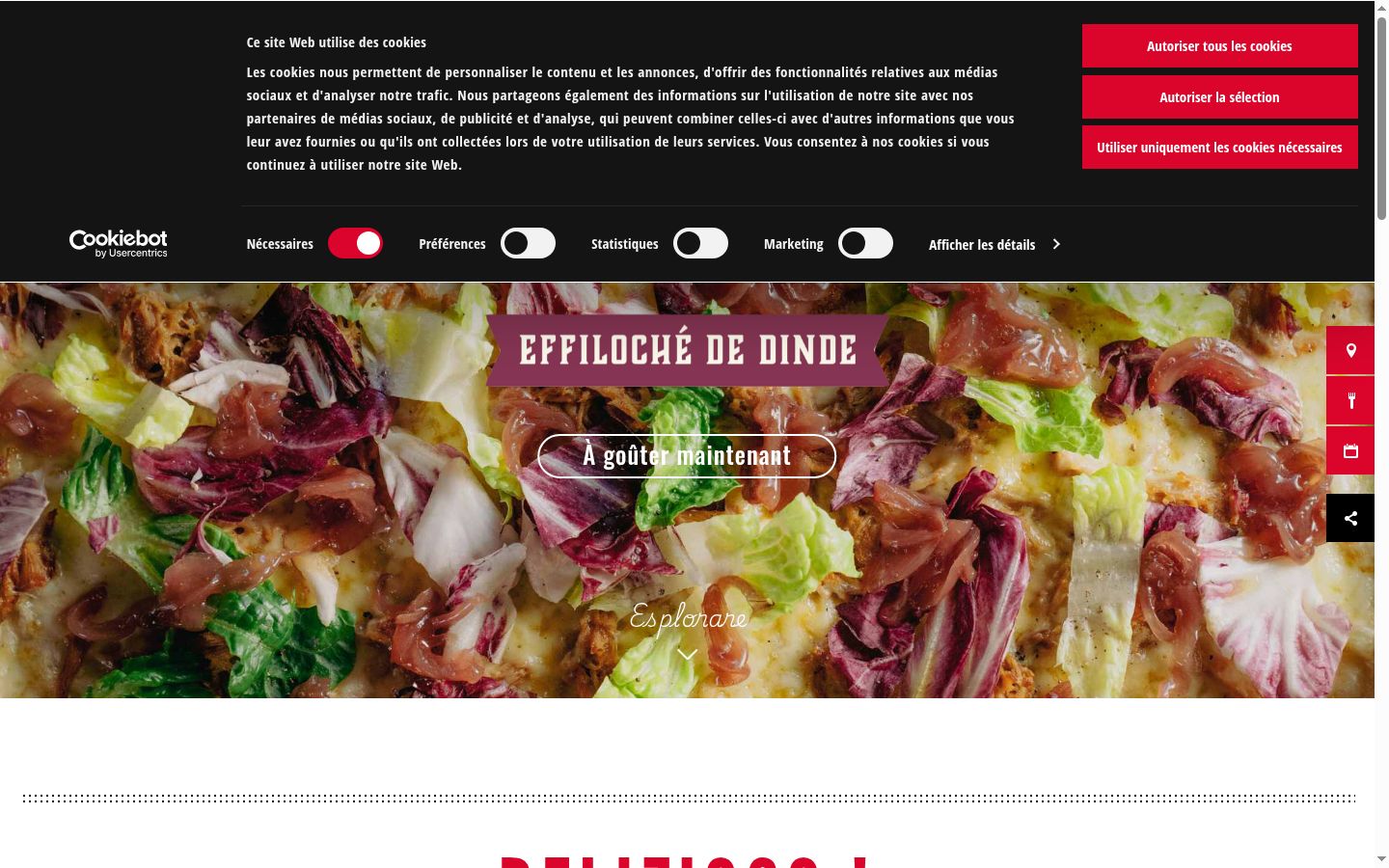 Screenshot des Einwilligungsbanners vor jeglicher Interaktion