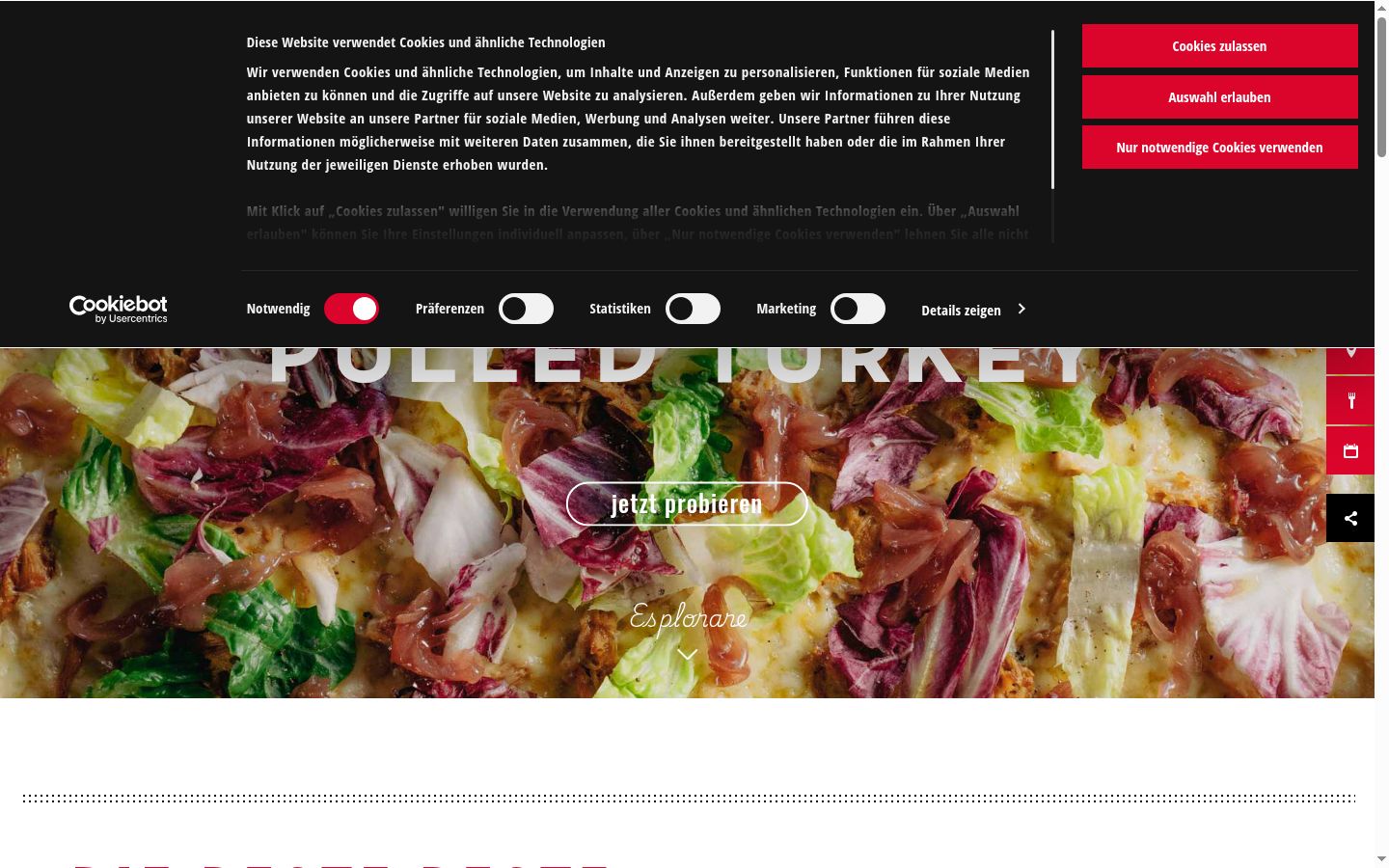 Screenshot tal-banner tal-kunsens muri qabel kwalunkwe interazzjoni