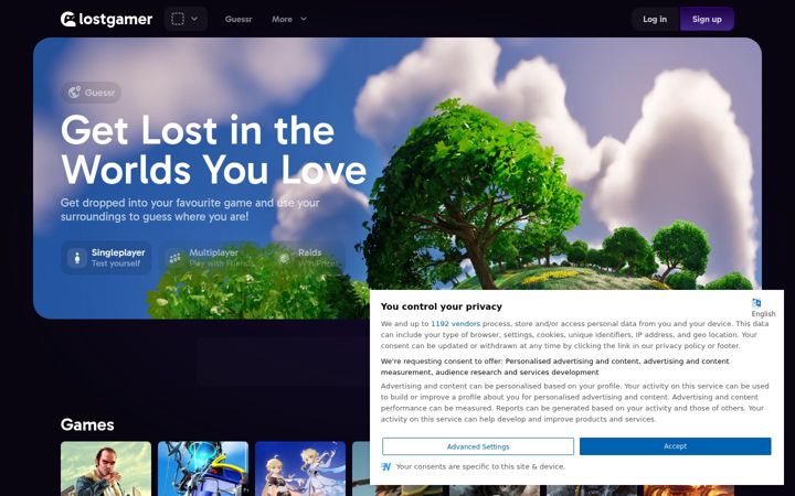 Screenshot of lostgamer.io