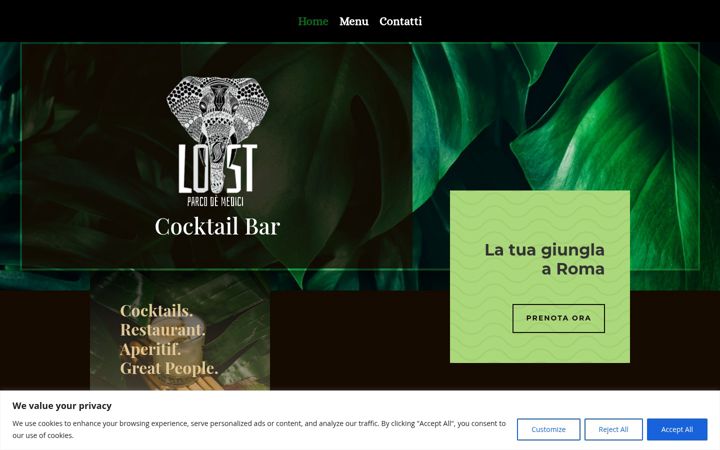 Screenshot of lostinthejungle.it