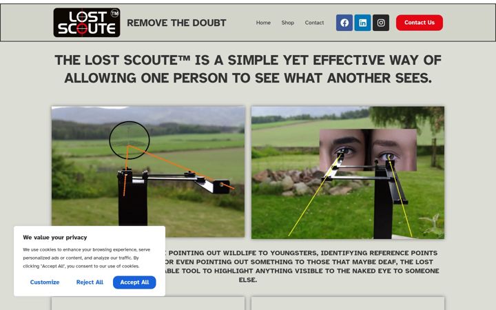 Screenshot of lostrading.co.uk
