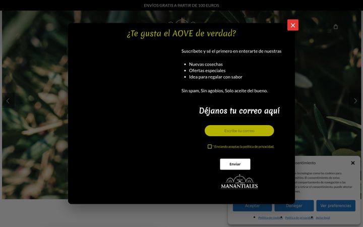 Screenshot of lostresmanantiales.es