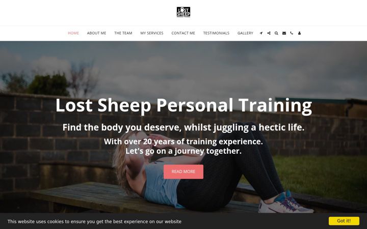 Screenshot of lostsheeppt.com