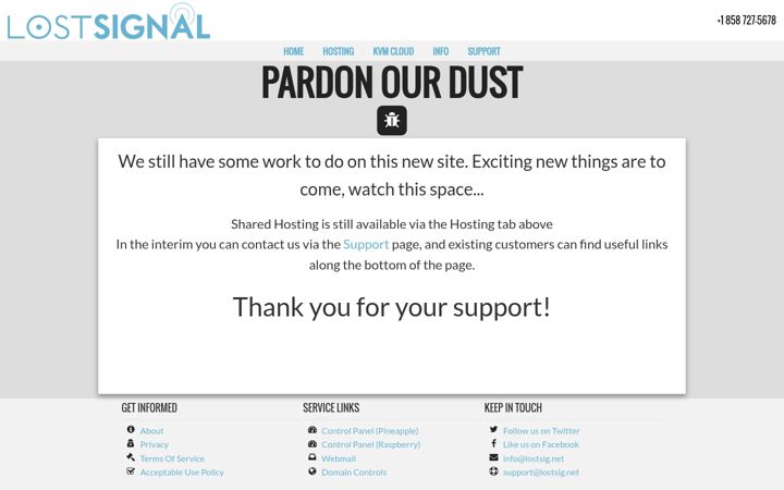 Screenshot of lostsig.net