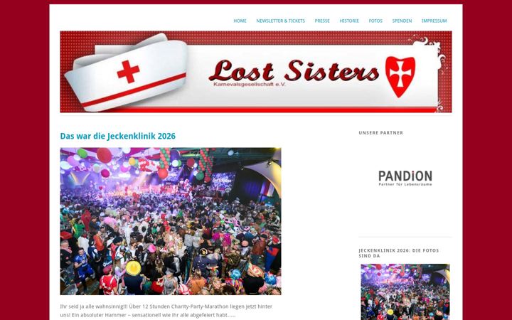 Screenshot of lostsisters.de