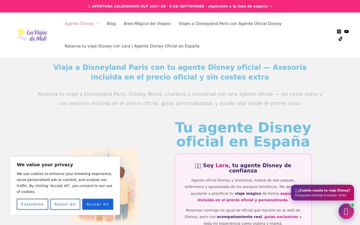 Screenshot of losviajesdemoli.com