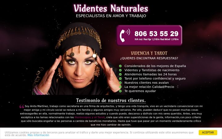 Screenshot of losvidentes.net