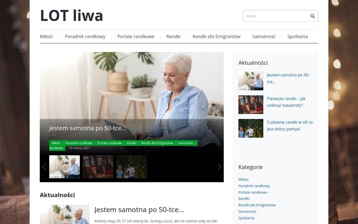 Screenshot of lot-liwa.pl