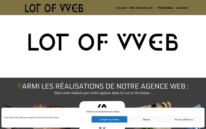 Screenshot of lot-of-web.fr