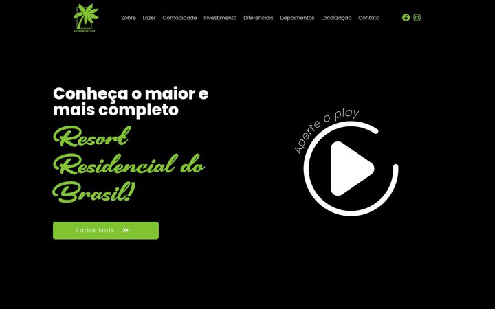 Screenshot of loteamentoqualidadeelazer.com.br