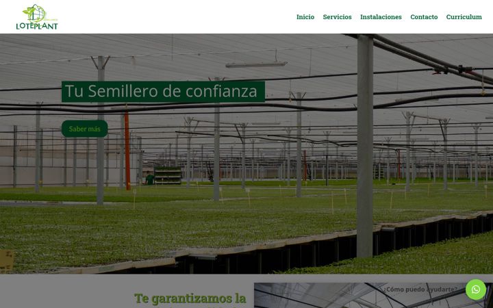 Screenshot of loteplant.com