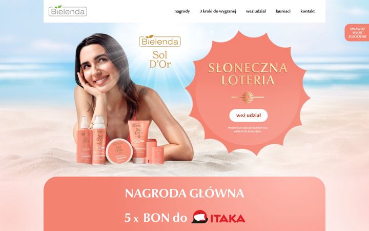 Screenshot of loteriabielenda.pl