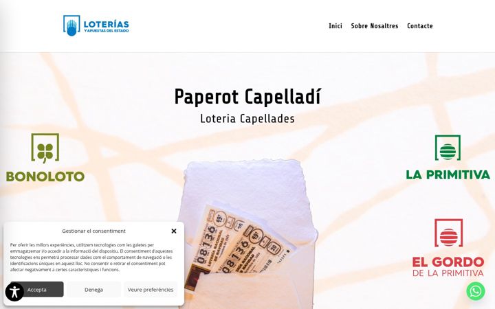 Screenshot of loteriacapellades.cat