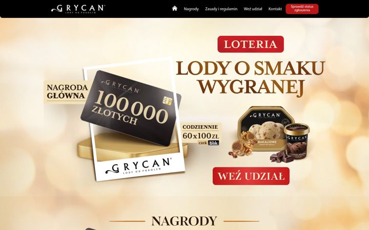 Screenshot of loteriagrycan.pl