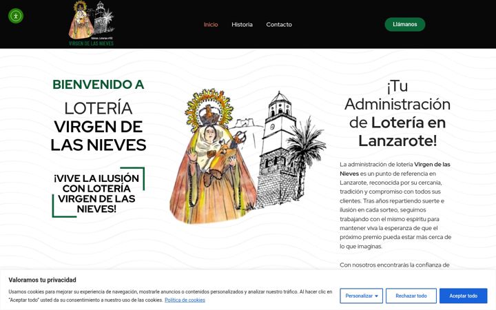Screenshot of loterialavilla.com