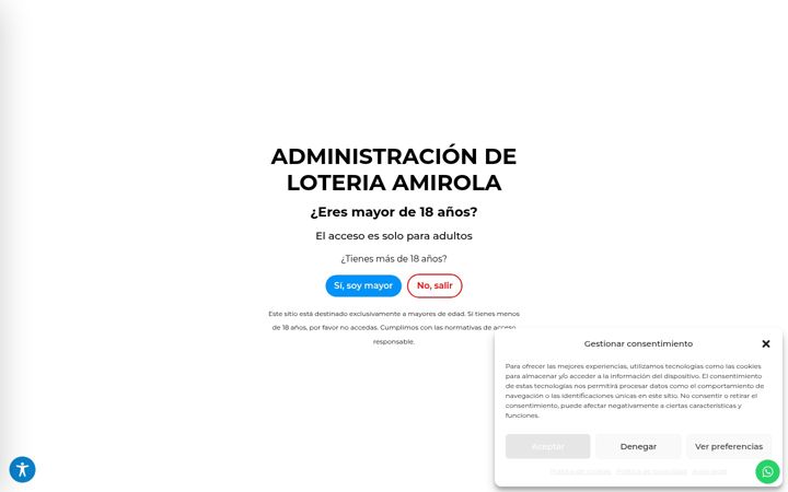 Screenshot of loteriasamirola.com