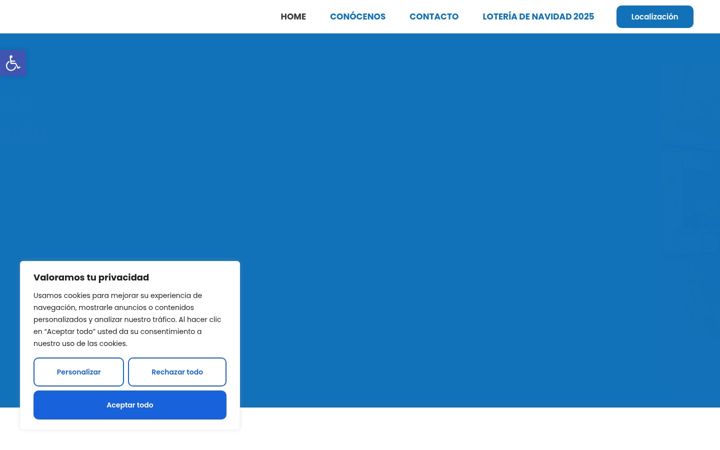 Screenshot of loteriasantacruz.com