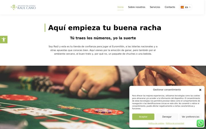 Screenshot of loteriasdelestadoraulcano.com