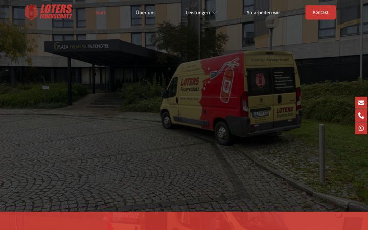 Zrzut ekranu loters-feuerschutz.de