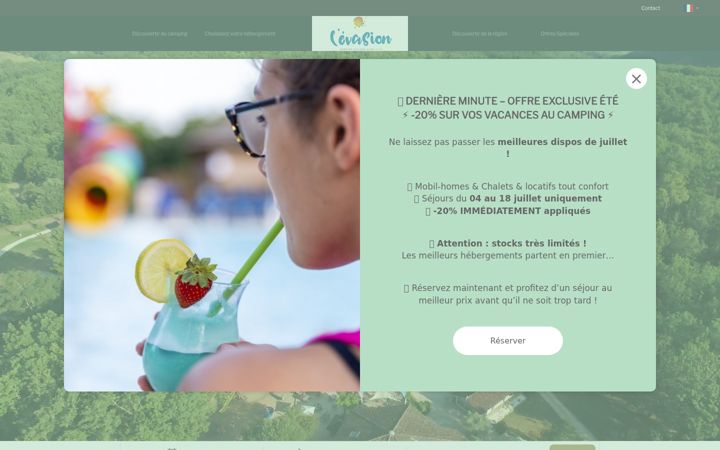 Screenshot of lotevasion.com
