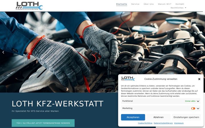 Screenshot of loth-kfz-service.de