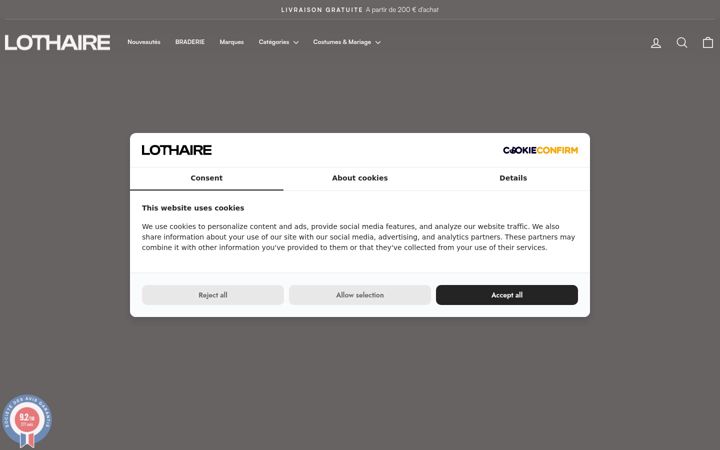 Screenshot of lothaire.fr