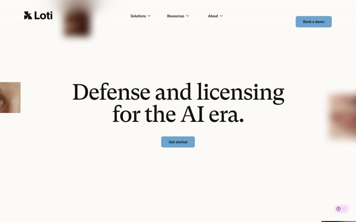Screenshot of lotiai.com