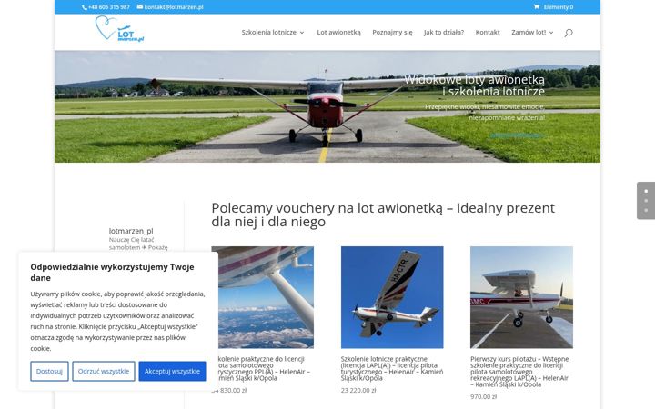 Screenshot of lotmarzen.pl