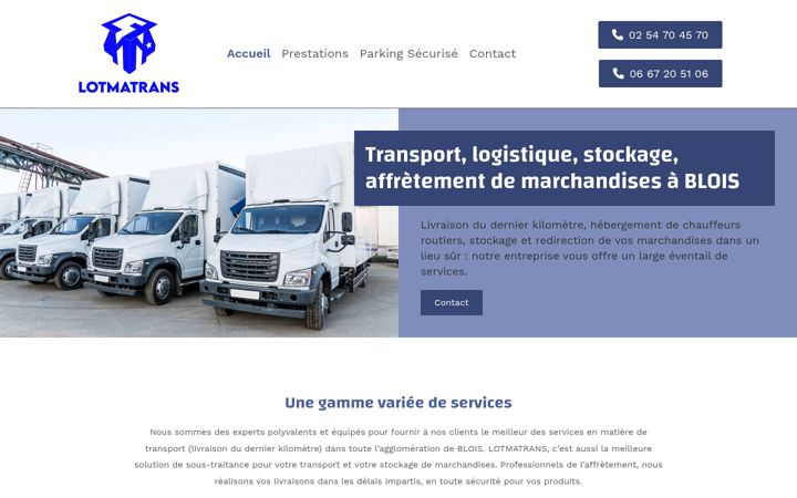 Screenshot of lotmatrans41.com