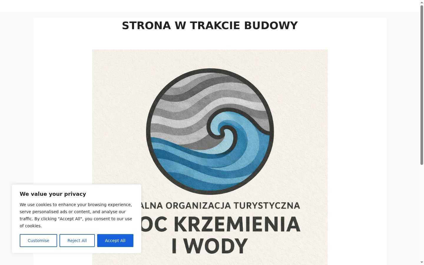 Képernyőkép a bármilyen interakció előtt megjelenő hozzájárulási bannerről