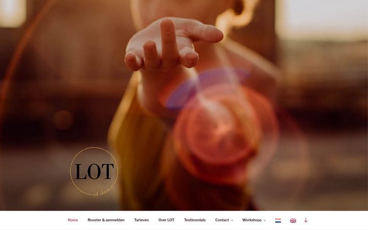 Screenshot of lotofdance.nl