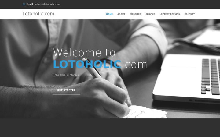 Captura de pantalla de lotoholic.com