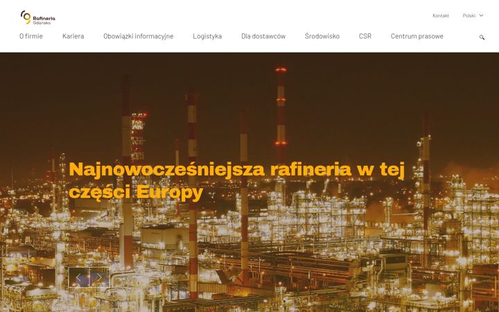 Screenshot of lotos.pl