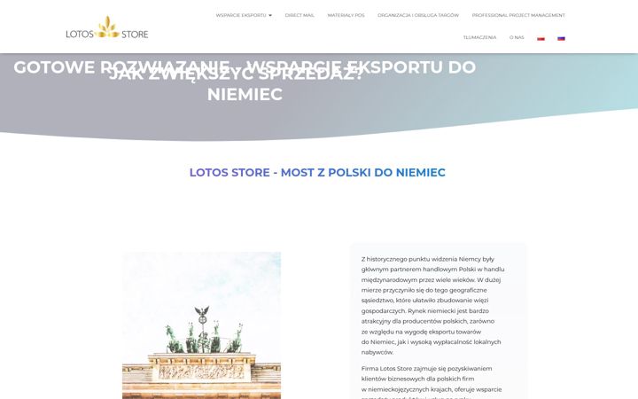 Screenshot of lotosstore.net