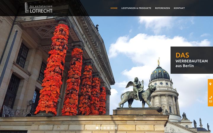 Screenshot of lotrecht.de