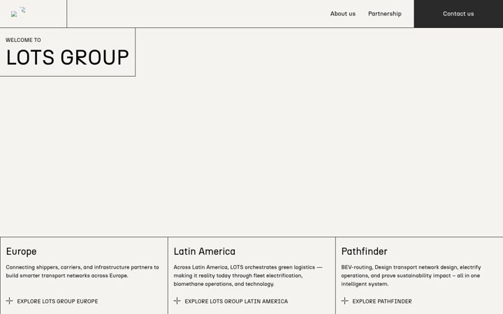 Screenshot of lotsgroup.com