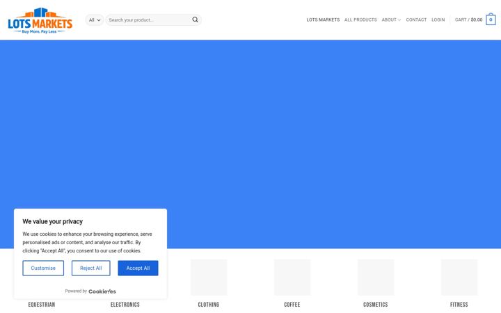 Screenshot of lotsmarkets.com